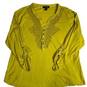 Style & Co. Yellow Blouse
